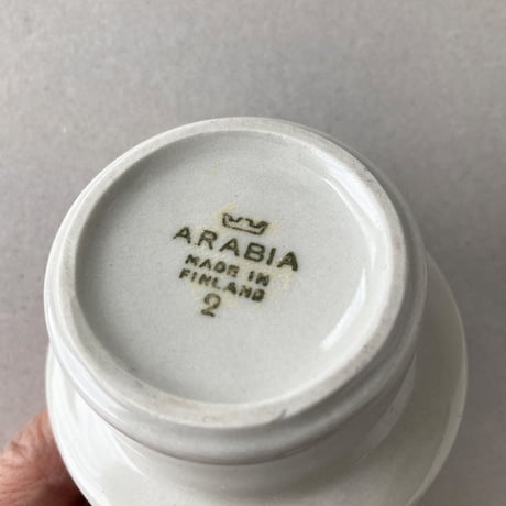 arabia oliivi egg & candle holder