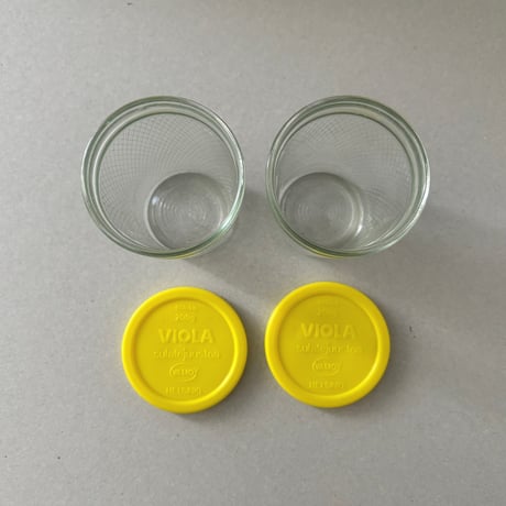 Finland VIOLA glass jar clear