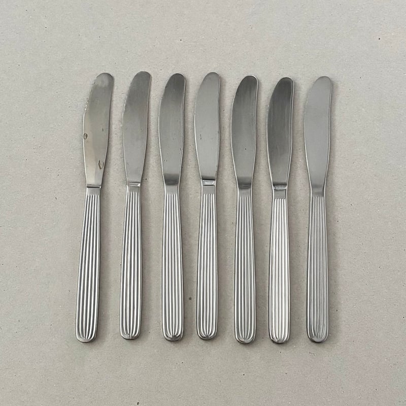 アメリカ◆ゴーハム社◆テーブルナイフ大小２本セット◆大変美しい「デコラパターン」 Hackman scandia table knife 19cm | retro number