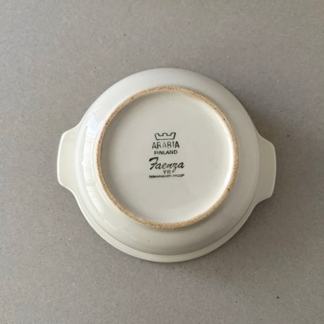 arabia faenza bowl yellow