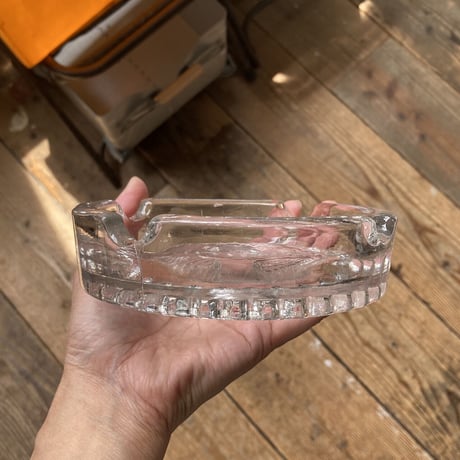 riihimaki  glass ash tray L