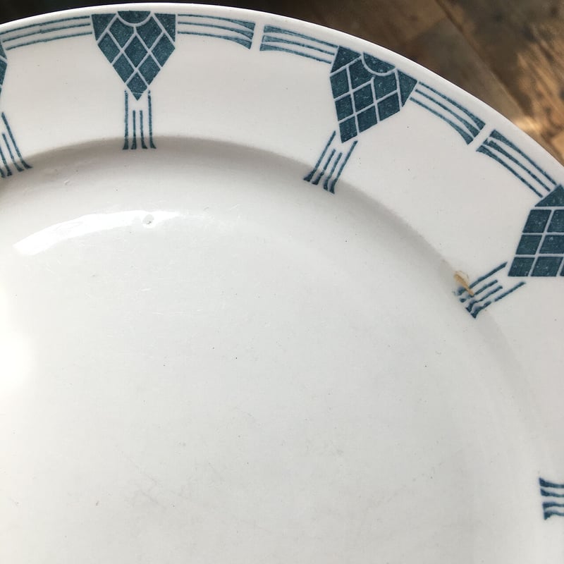 old arabia arne plate PAA logo | retro number