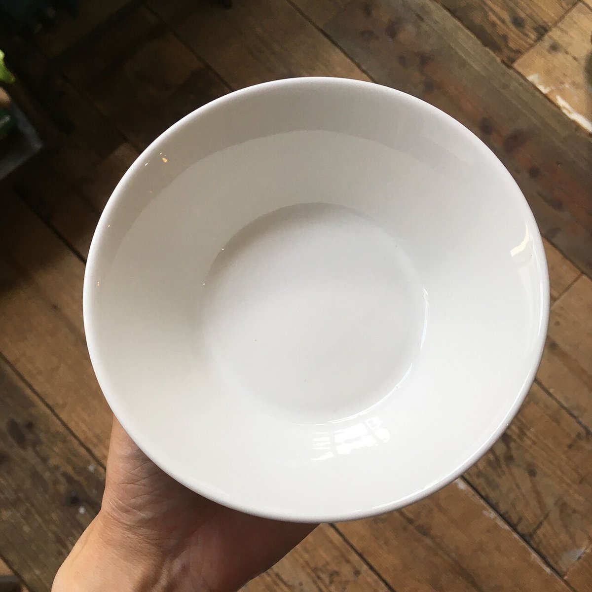 arabia kilta bowl white | retro number