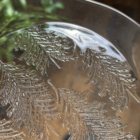 iittala kuusi  glass plate 1986