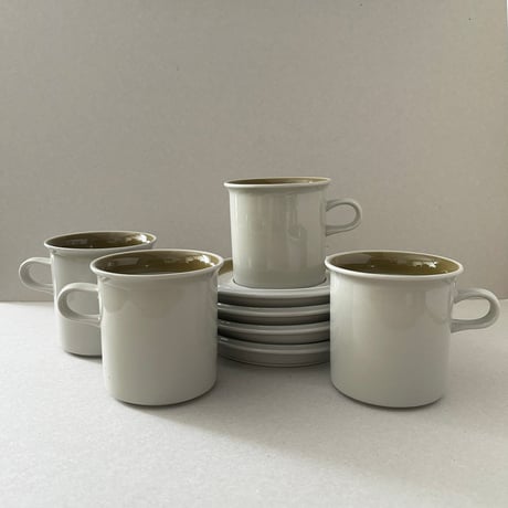 arabia oliivi cocoa cup and saucer
