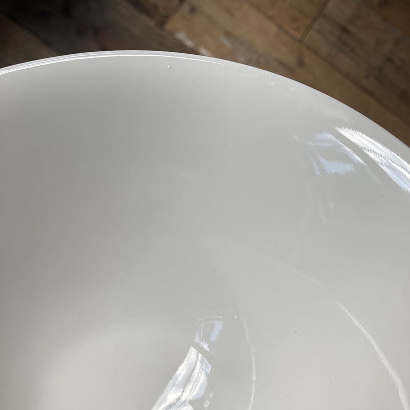 arabia harlekin Big bowl white | retro number