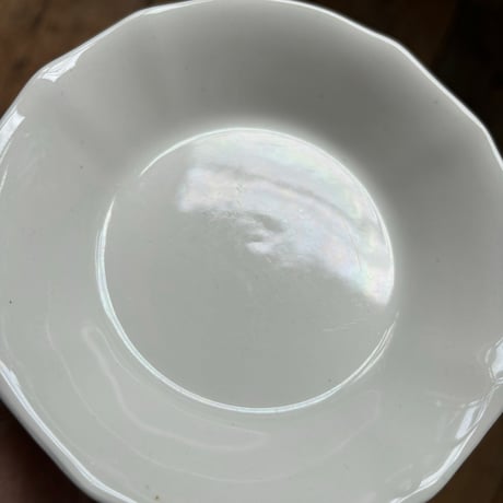 arabia mini plate 13cm white なみなみ