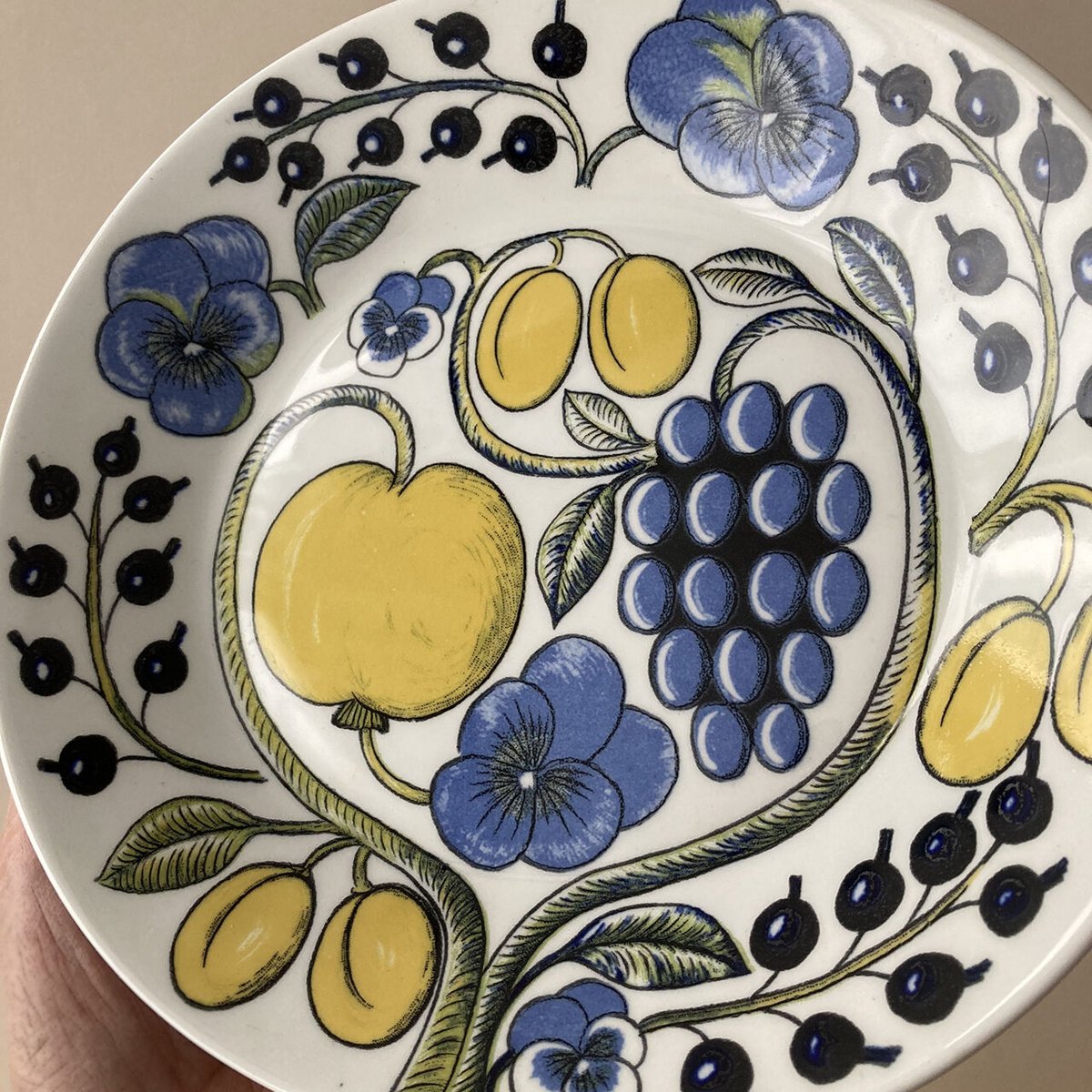arabia color paratiisi oval plate 21cm 1968年 WÄ arabia color paratiisi oval plate 21cm 1968年 WÄ