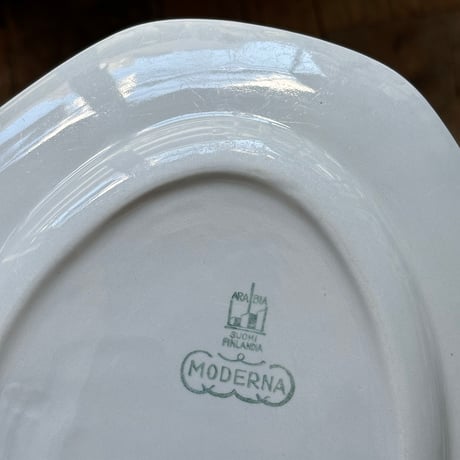 arabia moderna oval plate BL 32cm