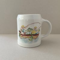sauna mug lilien porzellan