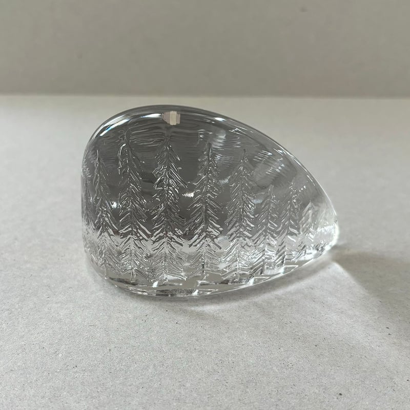 iittala AHTI glass obje / paper weight | retro