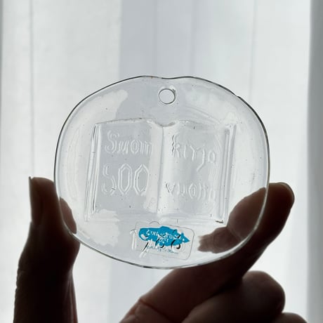 Nuutajarvi glass ornament 1988