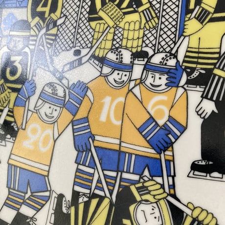arabia ice hockey  plate