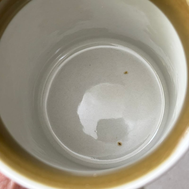 arabia oliivi cocoa cup and saucer | retro number