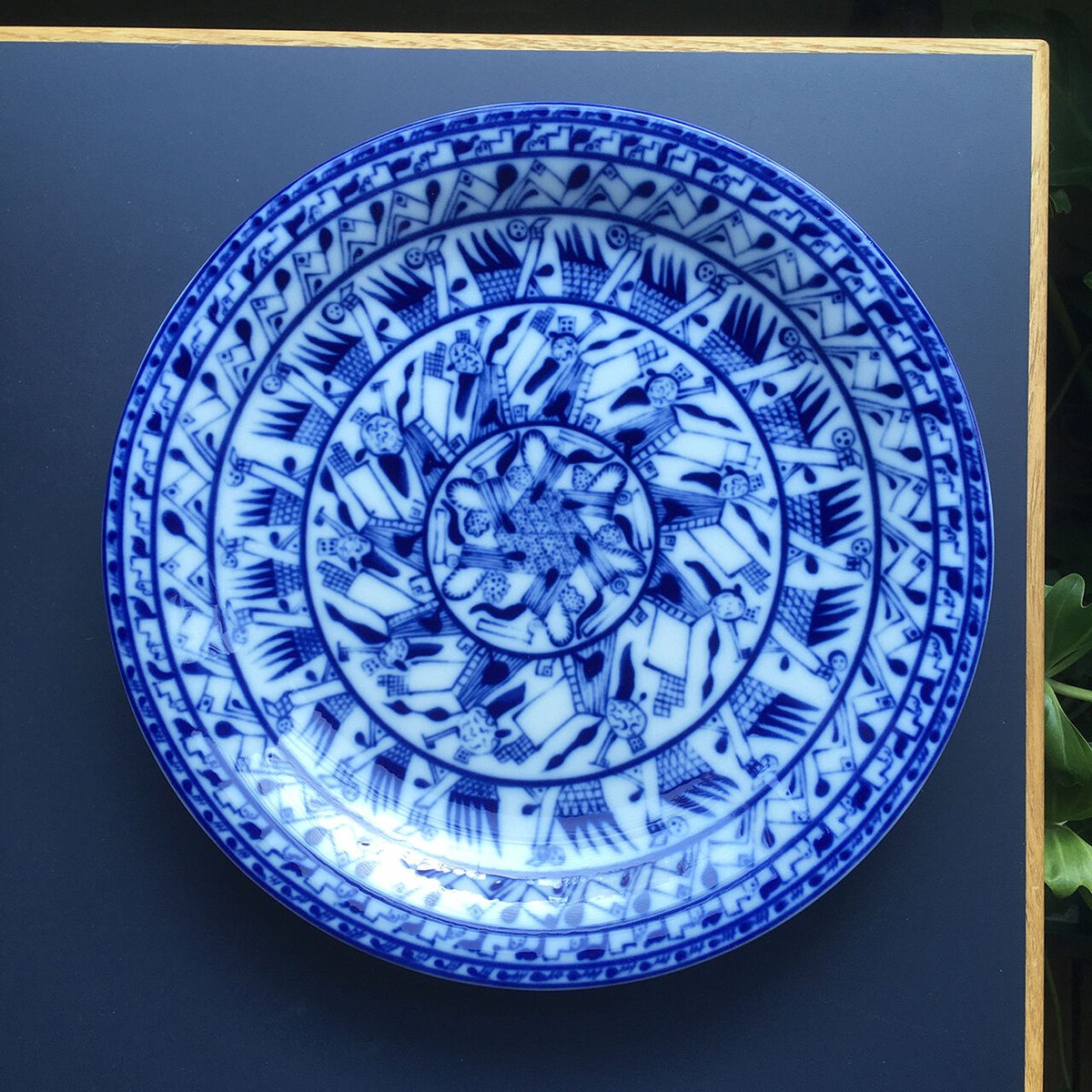 rorstrand cobolti plate 24.5cm | retro number