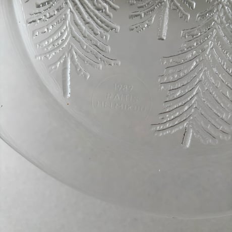 iittala kuusi  glass plate 1989