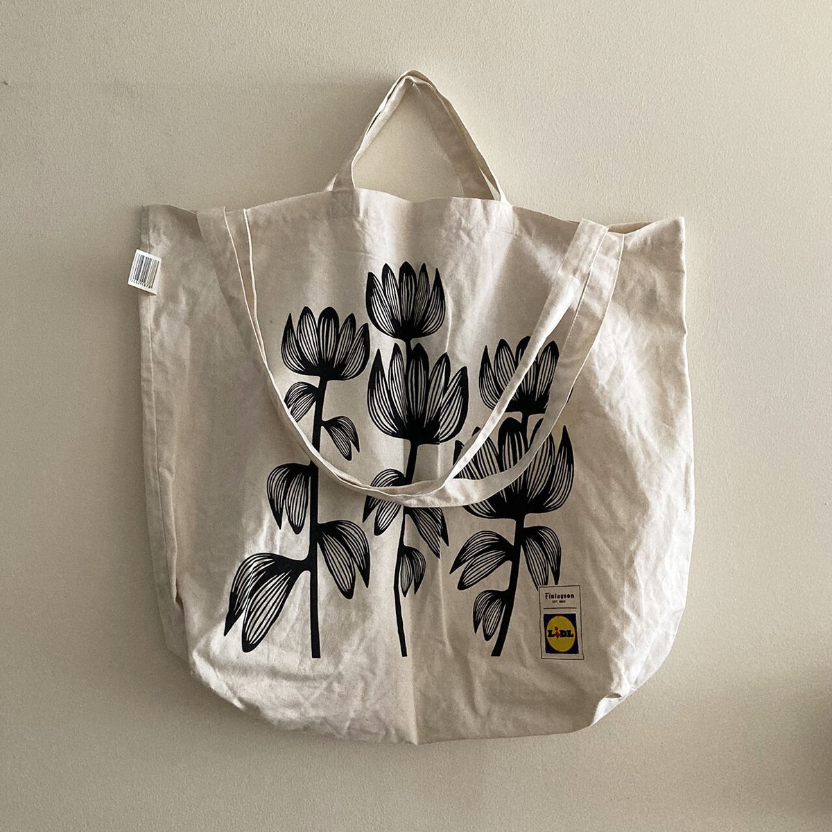 Finlayson LiDL tote bag Finland | retro number