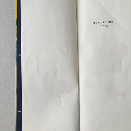 Finland book Merkillinen lipas