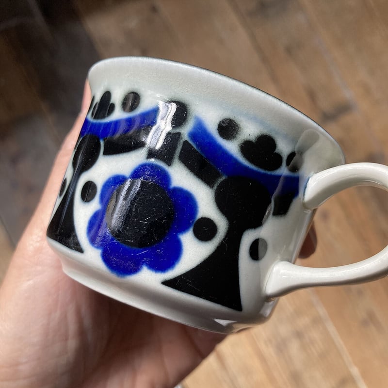 ARABIA - 【RIBB(リブ)】ティーカップ&ソーサー arabia riikka cup & saucer B | retro number