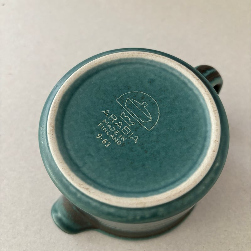 arabia blue ruska クリーマー | retro number