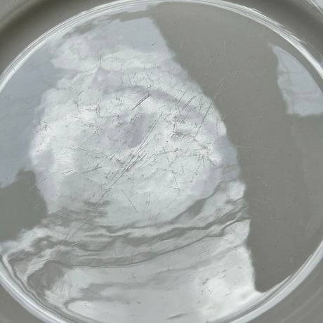B品 arabia moderna plate 23.5cm 生成り