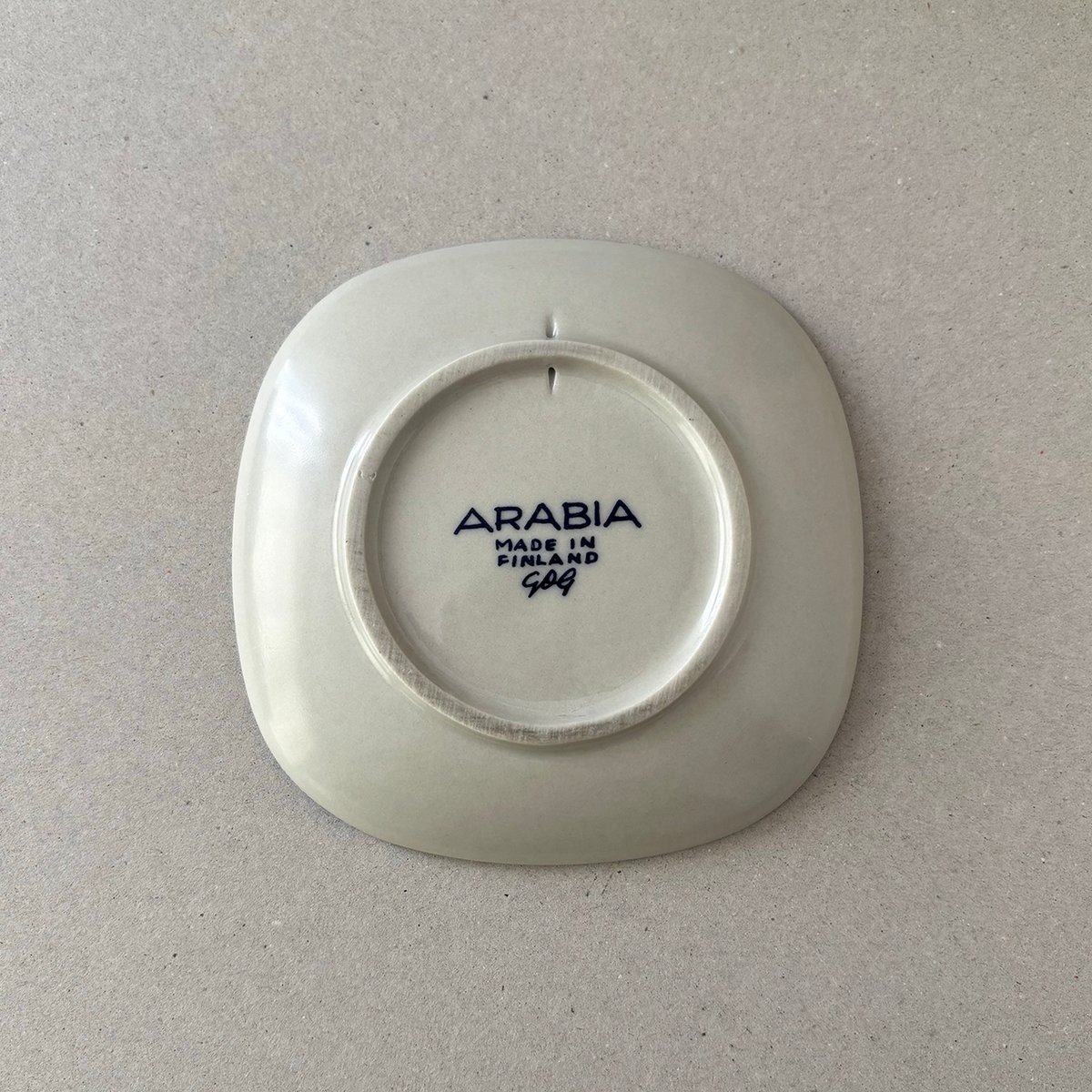 arabia bird christmas annual plate 1978 G.O.G