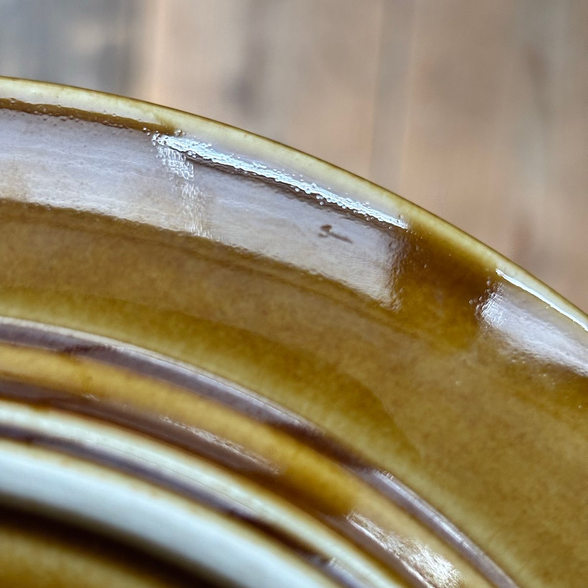 arabia fructus plate G.O.G. brown | retro number