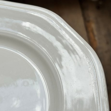 B品 arabia moderna plate 23.5cm 生成り