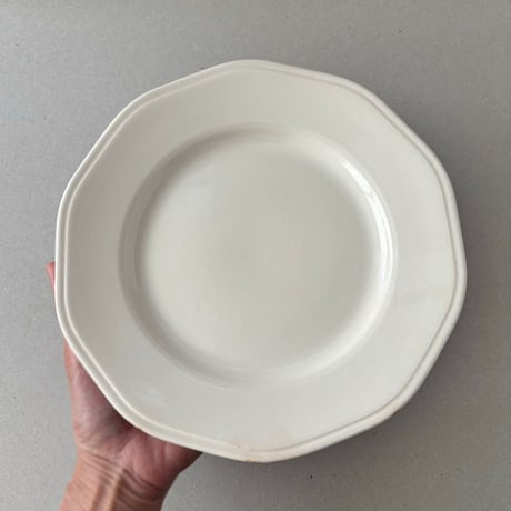 B品 arabia moderna plate 23.5cm 生成り