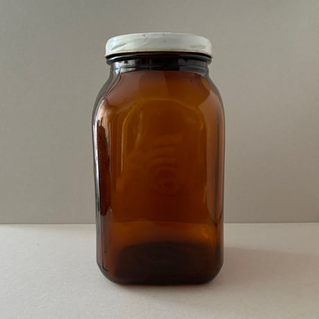 Finland karhula glass jar 3000ml brown