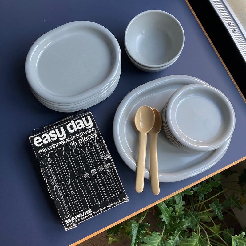 カイフランク 「easy day 」 ピトポイタ / フィンランド カトラリー Finland SARVIS easy day mini plate gray | retro