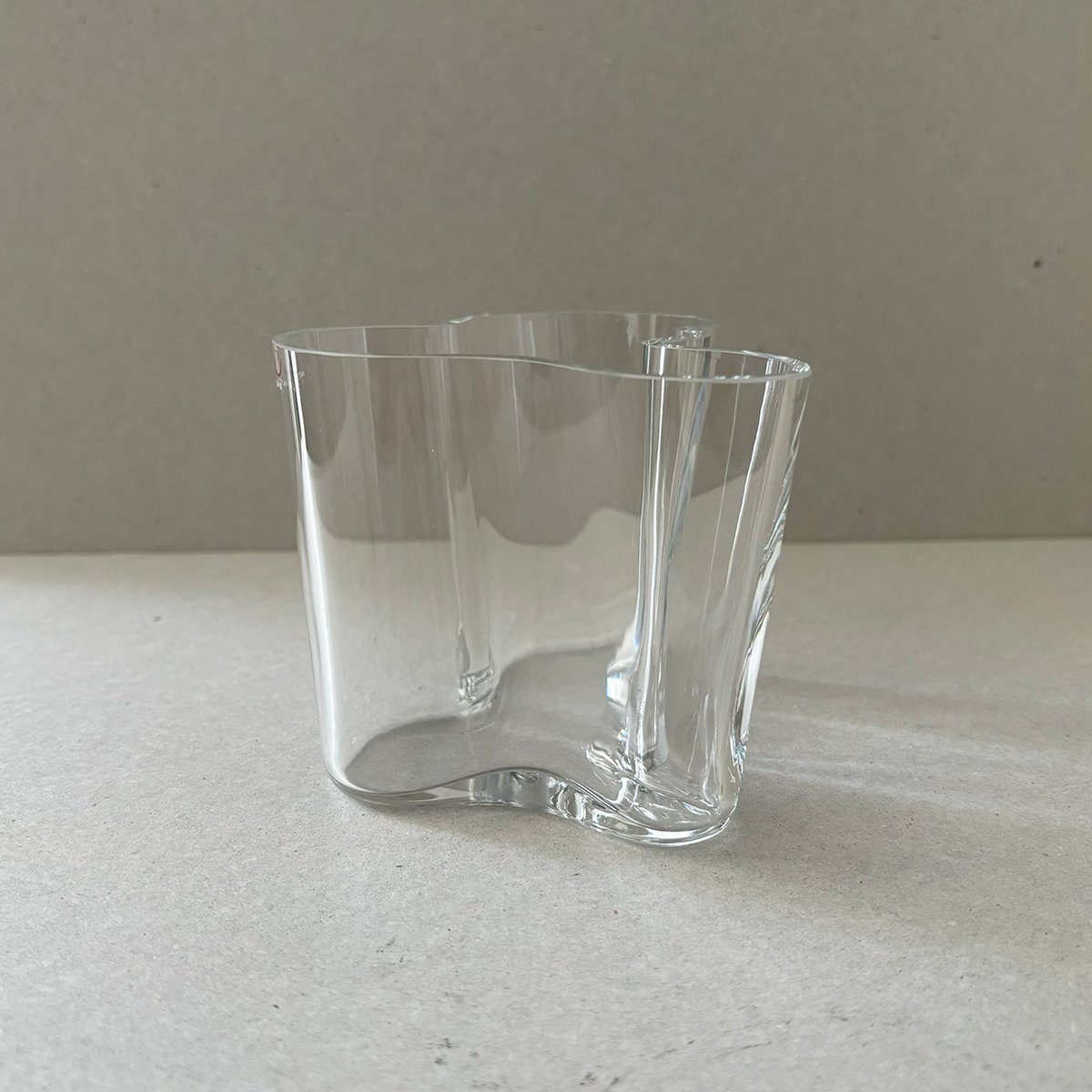 alvar aalto savoy vase clear 87mm | retro number