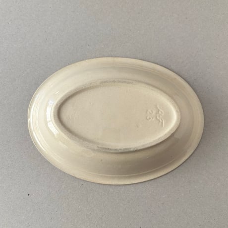 arabia oval bowl 22cm 生成り