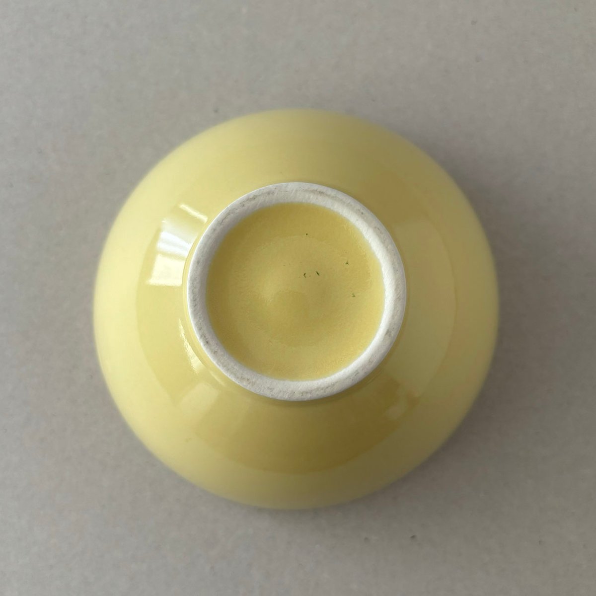 arabia kilta bowl yellow 丸 | retro number