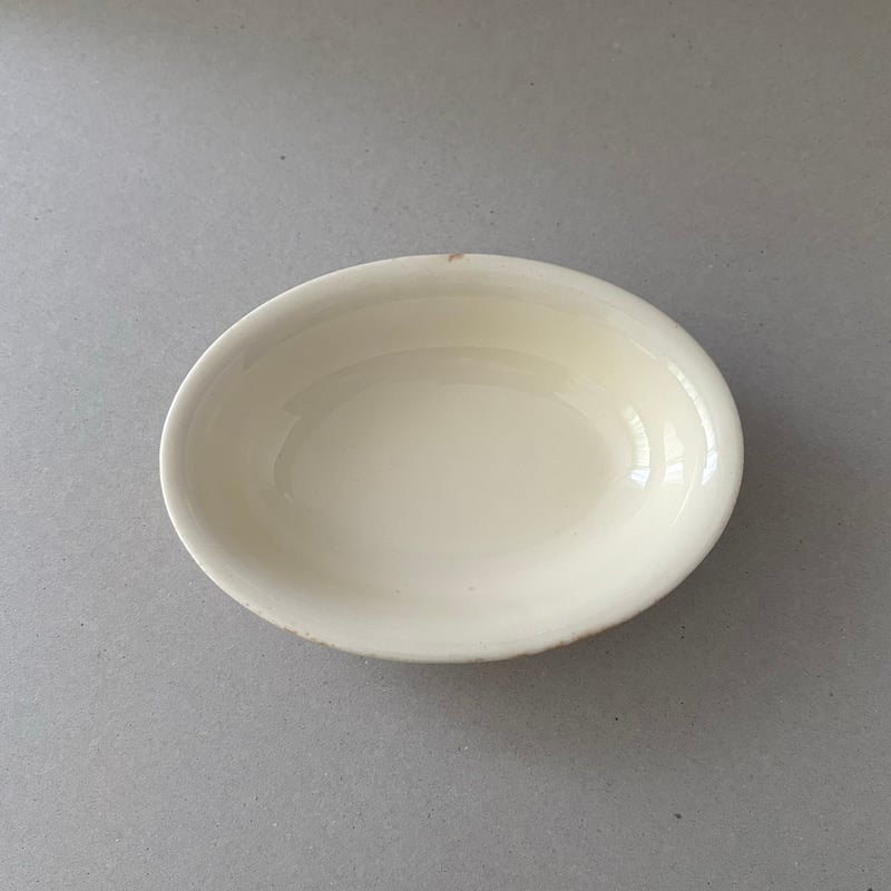 old arabia oval bowl 17.5cm 生成り | retro number