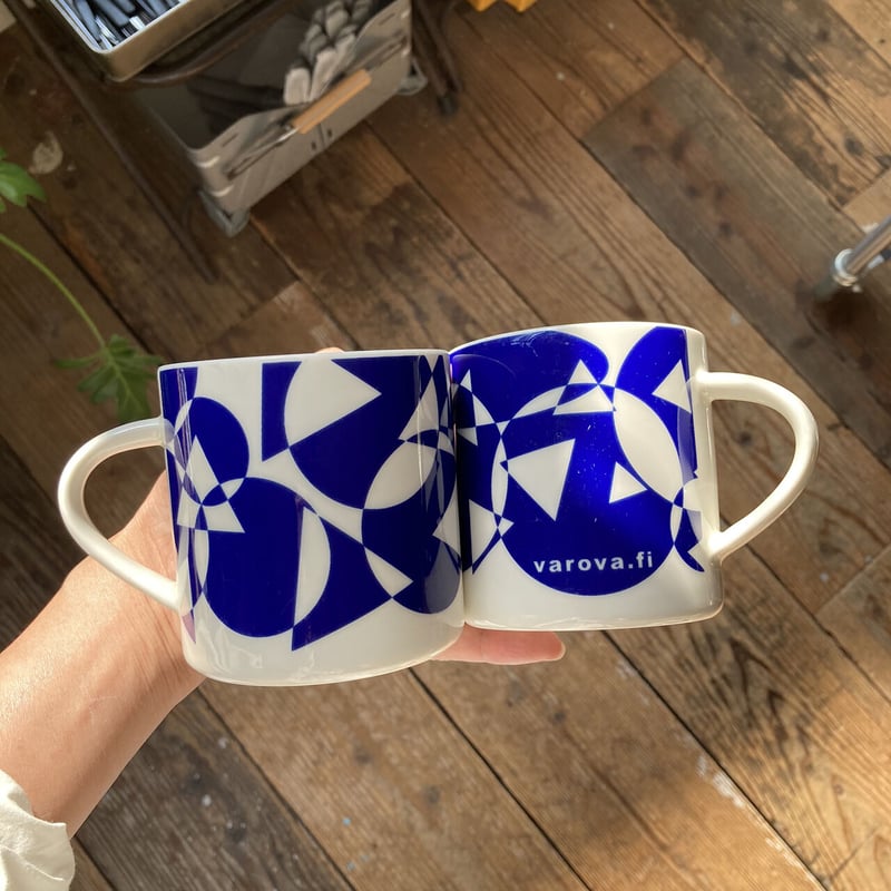 arabia eeva mug cup varova | retro number