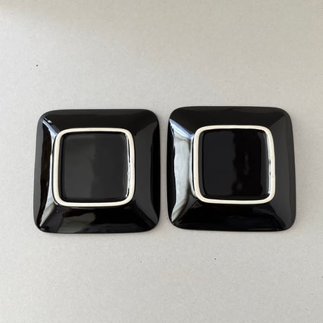 arabia kilta square plate black