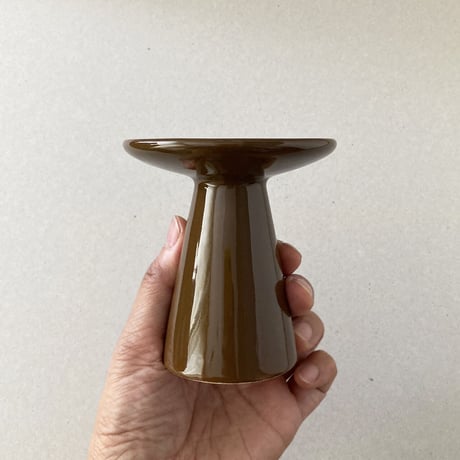 stand candle holder brown