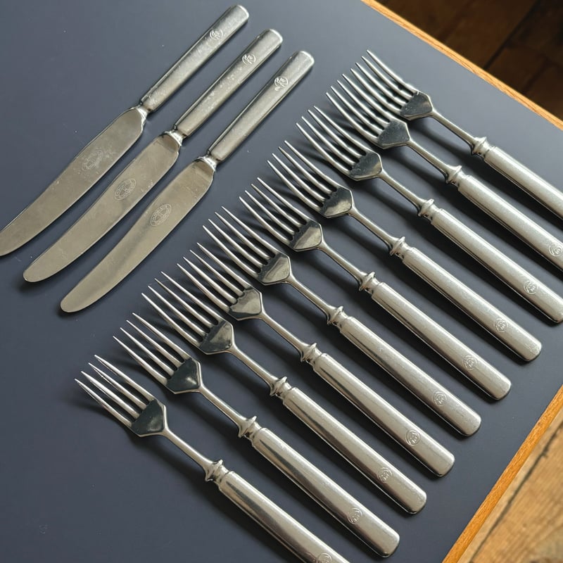 Hackman カトラリー フォーク& ナイフ coat of arms Helsinki