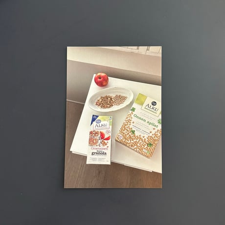 original postcard granola & apple