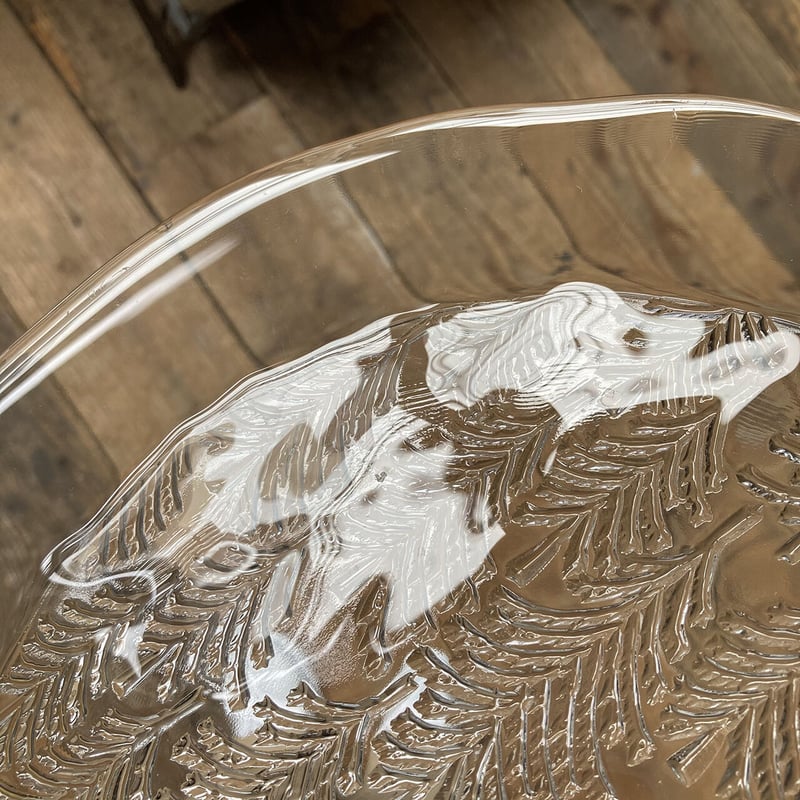 iittala kuusi glass plate 30cm | retro number