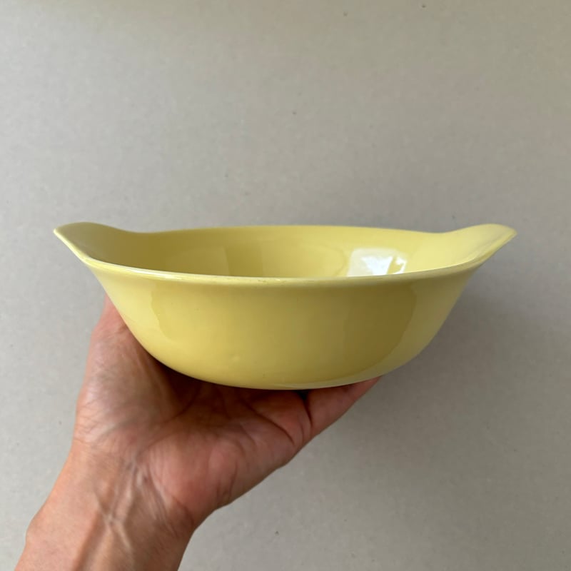 arabia kilta bowl yellow 17cm | retro number