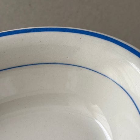 old arabia blue line oval bowl 23cm
