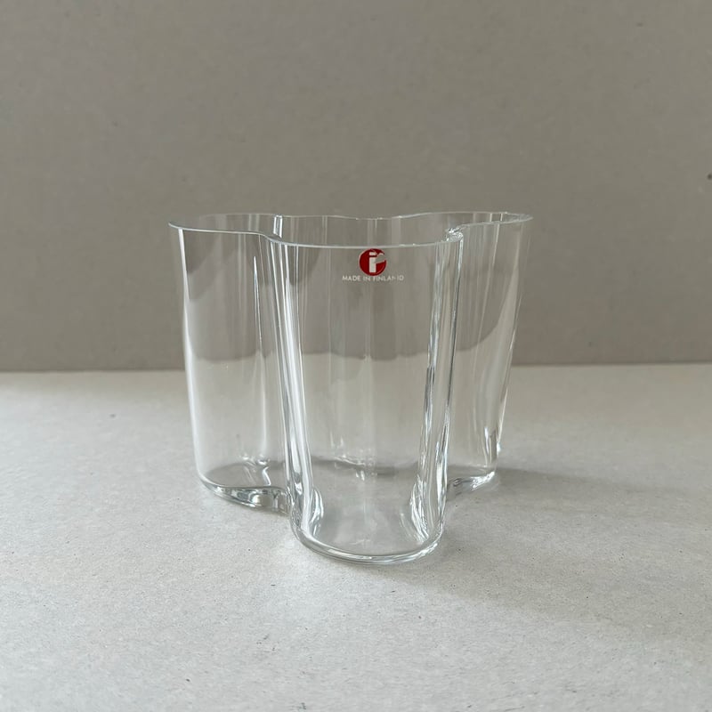 alvar aalto savoy vase clear 87mm | retro number