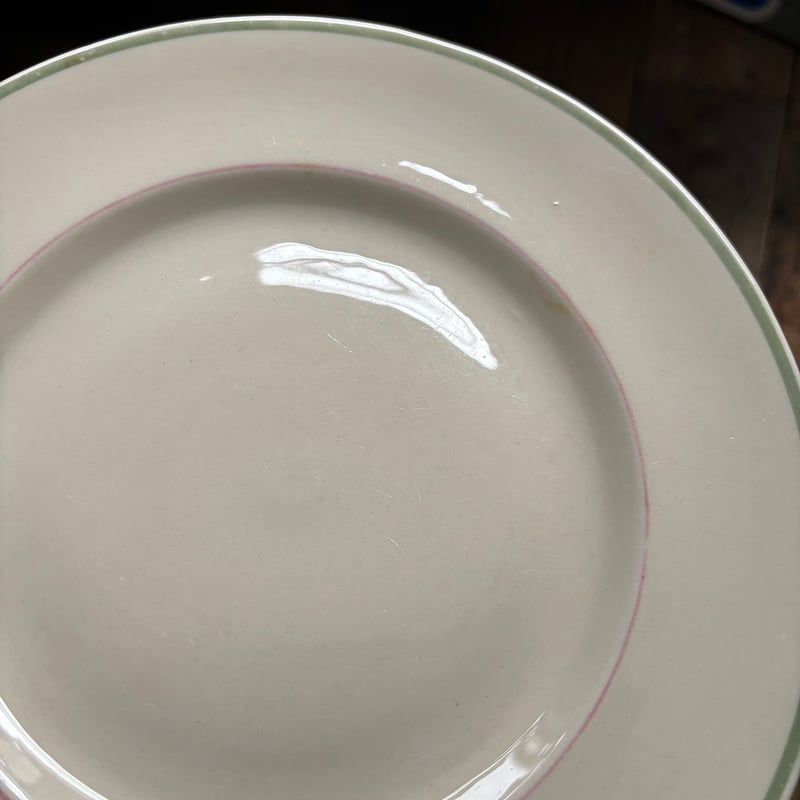 old arabia ara plate 24cm | retro number