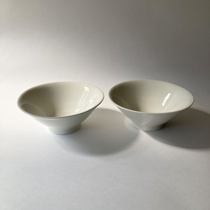 arabia harlekin Big bowl white | retro number