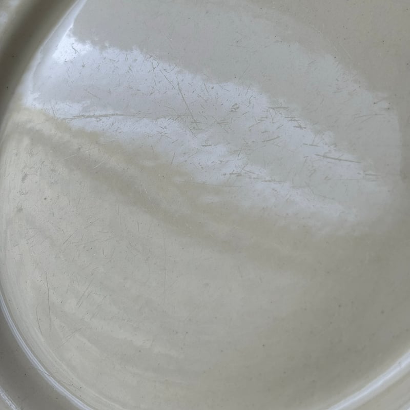 old arabia pekka plate 24cm green | retro number