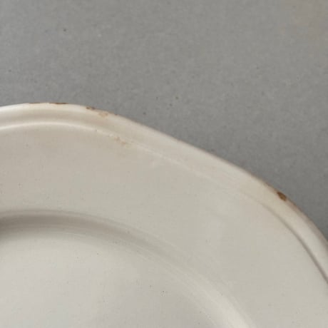 B品 arabia moderna plate 23.5cm 生成り