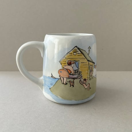arabia sauna mug summer
