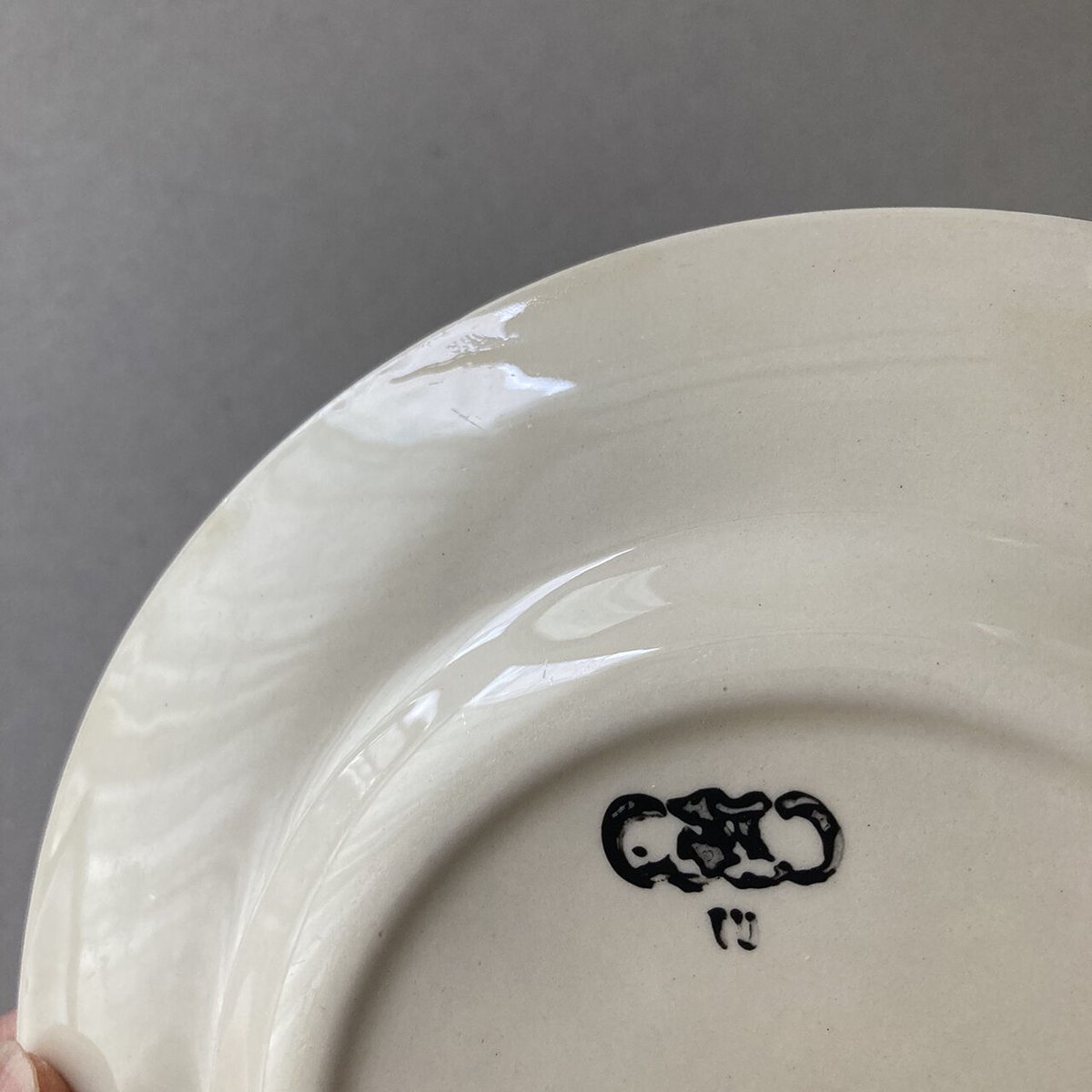 ARABIA vintage ホワイトプレート(23cm)2枚セット old arabia ara plate 16cm | retro number